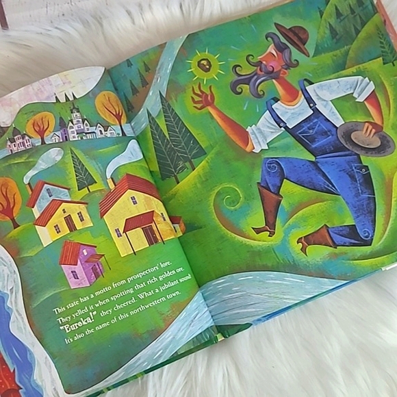 Our California Beautiful Artwork Children's Hardback CA History Picture Book - Picture 10 of 11